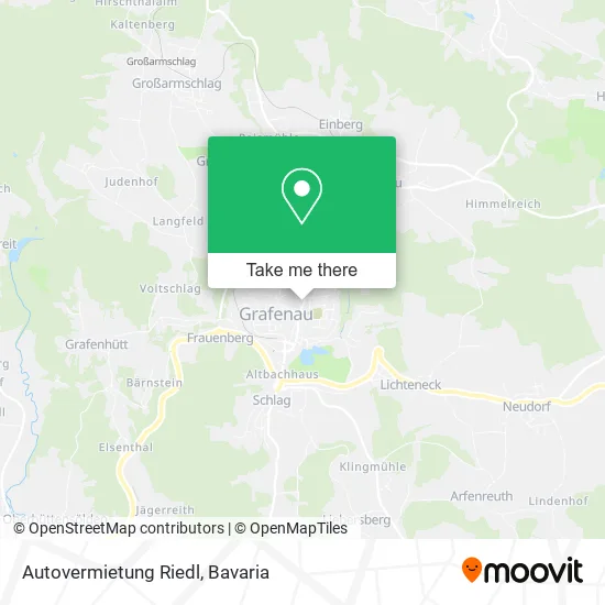 Карта Autovermietung Riedl
