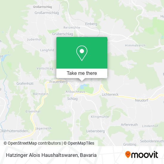 Hatzinger Alois Haushaltswaren map