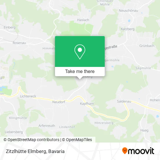 Карта Zitzlhütte Elmberg