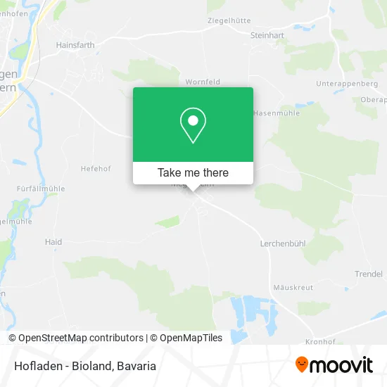 Карта Hofladen - Bioland