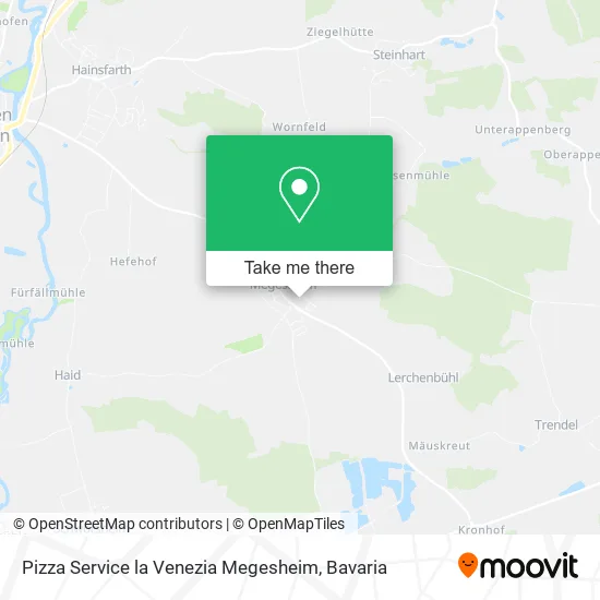 Карта Pizza Service la Venezia Megesheim