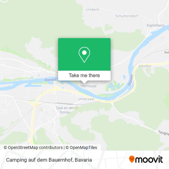 Camping auf dem Bauernhof map