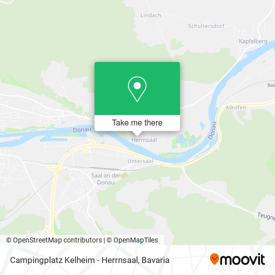 Campingplatz Kelheim - Herrnsaal map