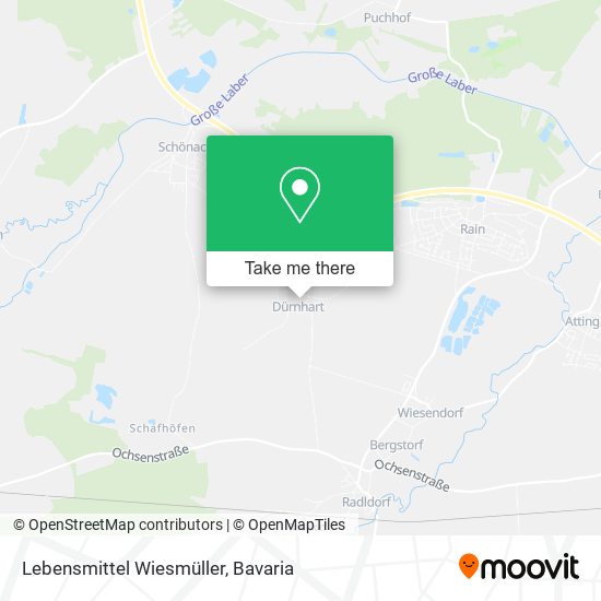Lebensmittel Wiesmüller map