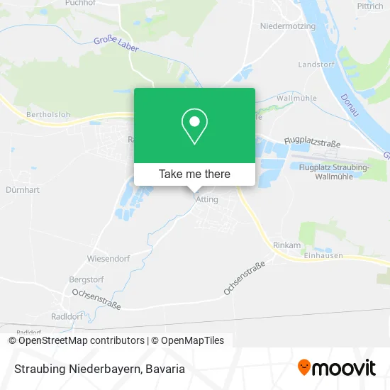 Карта Straubing Niederbayern