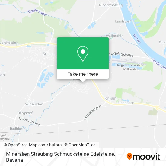 Mineralien Straubing Schmucksteine Edelsteine map