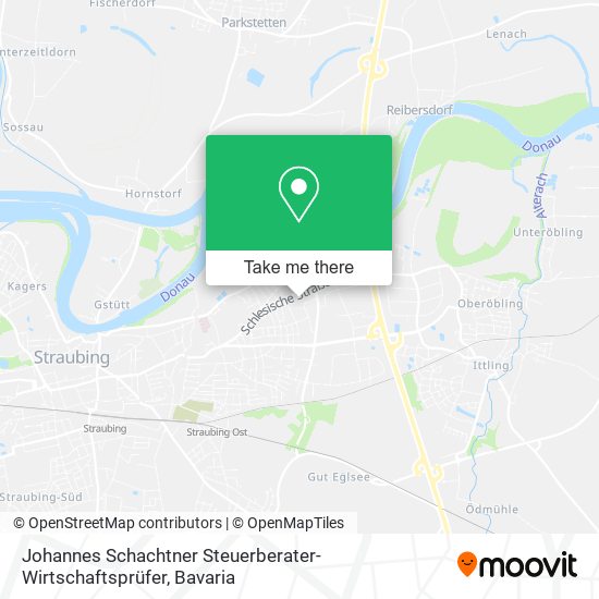 Johannes Schachtner Steuerberater-Wirtschaftsprüfer map