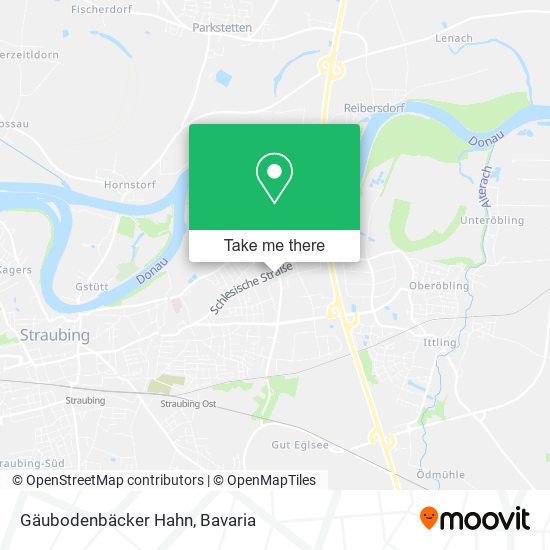 Gäubodenbäcker Hahn map