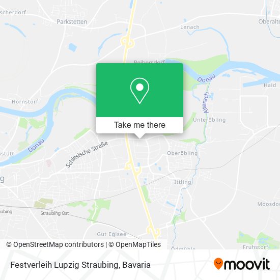 Карта Festverleih Lupzig Straubing