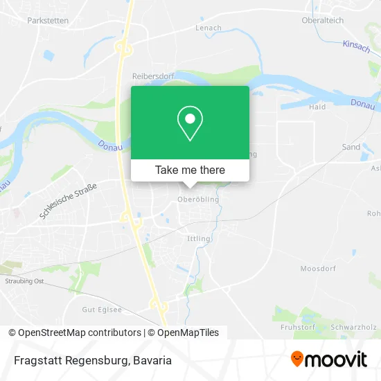 Карта Fragstatt Regensburg