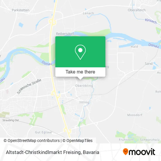 Карта Altstadt-Christkindlmarkt Freising