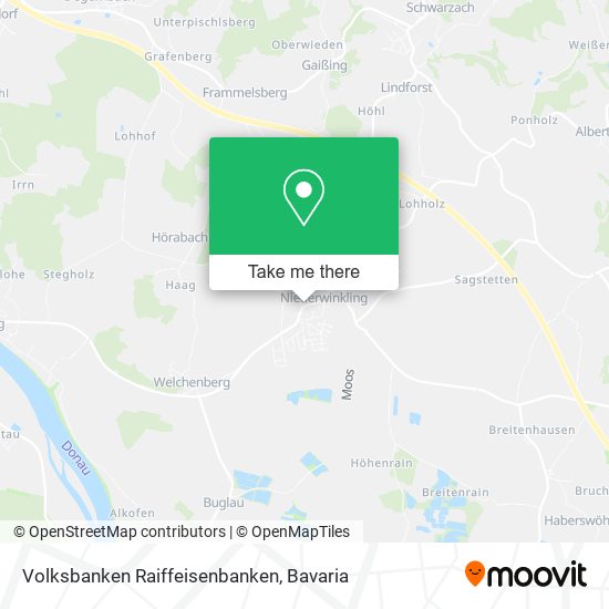 Volksbanken Raiffeisenbanken map