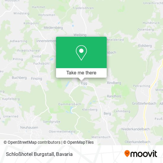 Schloßhotel Burgstall map