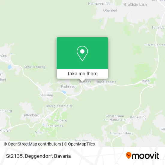 St2135, Deggendorf map