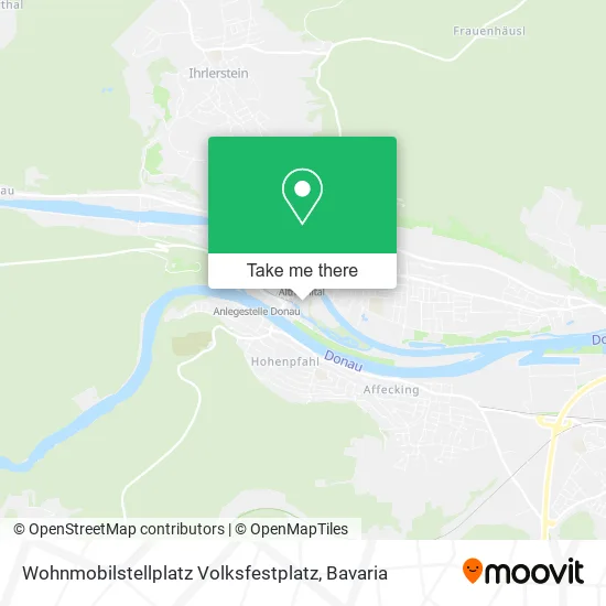 Карта Wohnmobilstellplatz Volksfestplatz