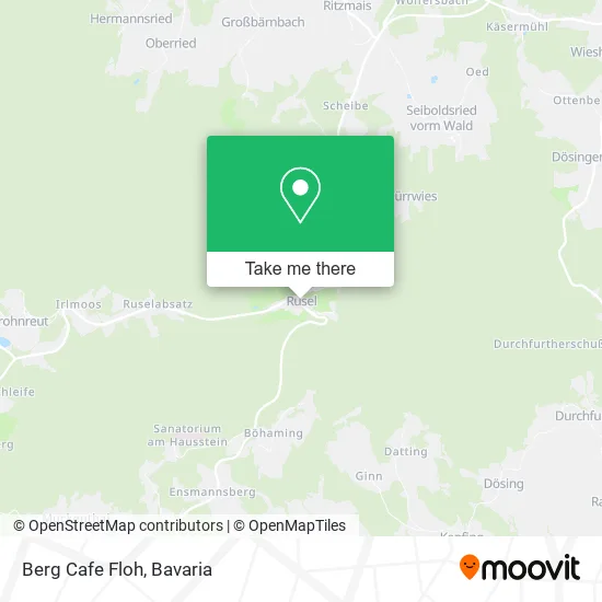 Карта Berg Cafe Floh