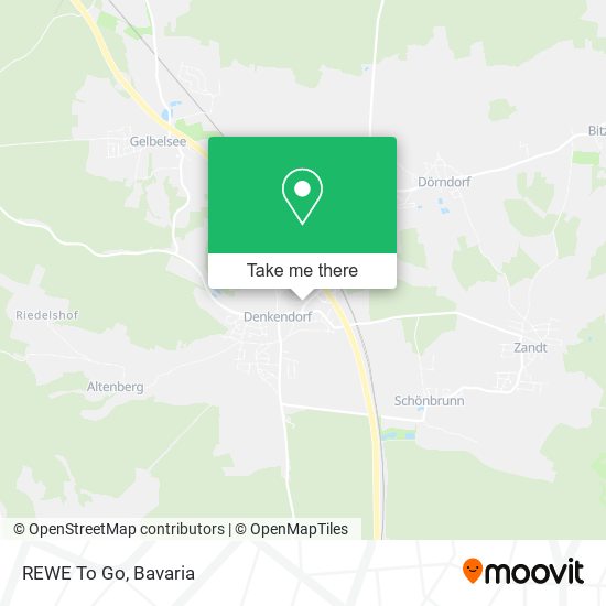 REWE To Go map