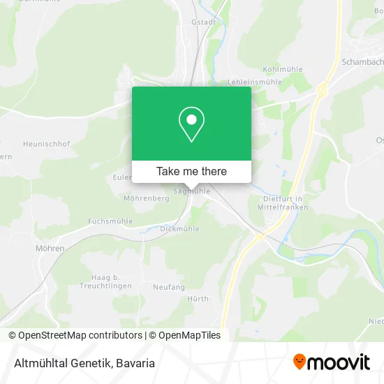 Карта Altmühltal Genetik