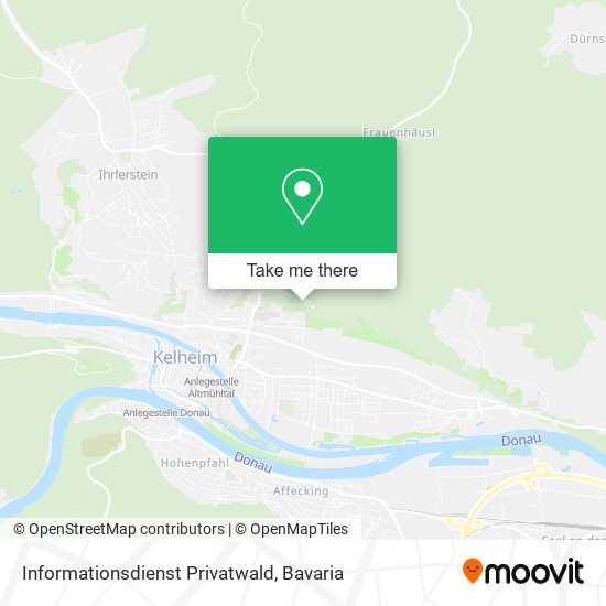 Informationsdienst Privatwald map