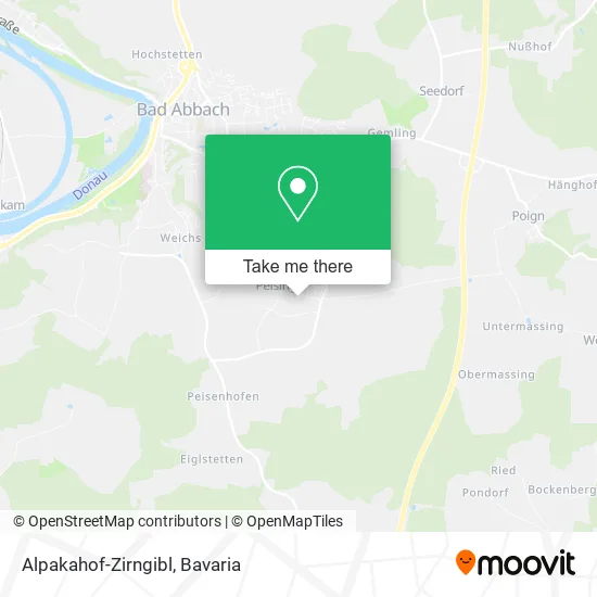 Карта Alpakahof-Zirngibl