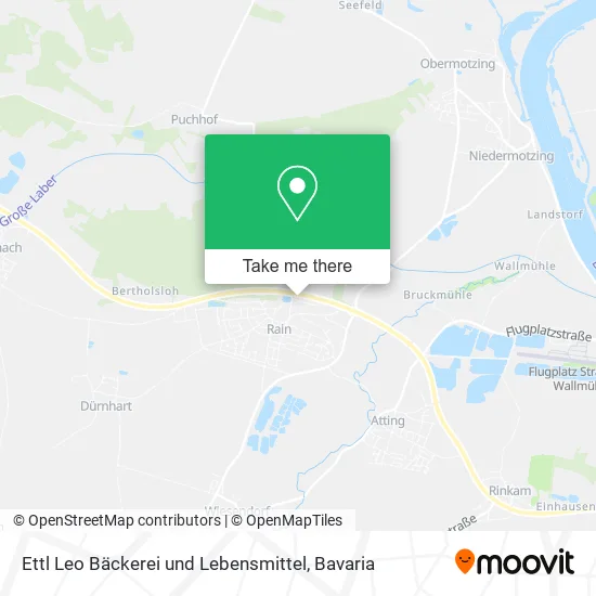 Карта Ettl Leo Bäckerei und Lebensmittel