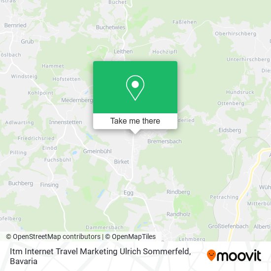 Itm Internet Travel Marketing Ulrich Sommerfeld map