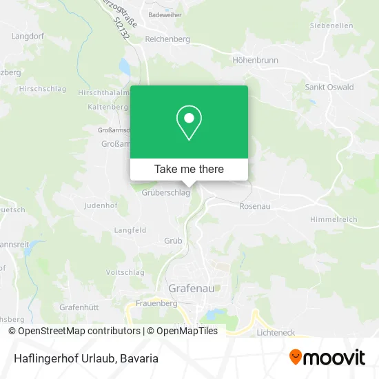Карта Haflingerhof Urlaub