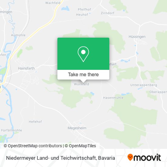 Niedermeyer Land- und Teichwirtschaft map
