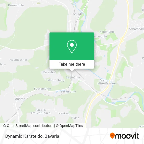 Карта Dynamic Karate do