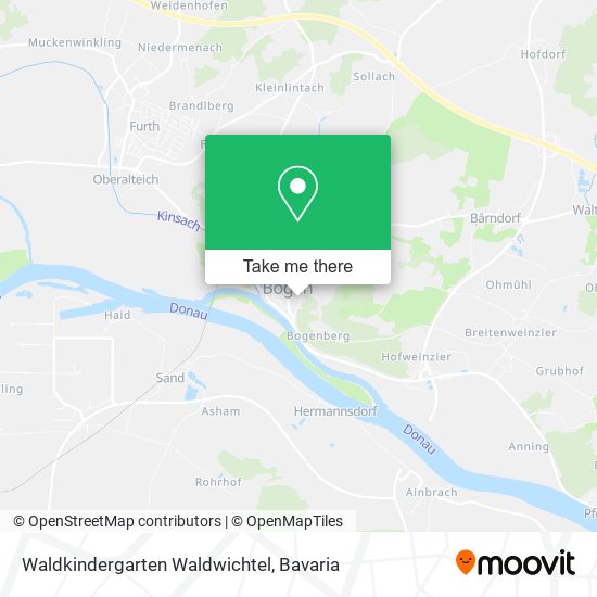 Waldkindergarten Waldwichtel map