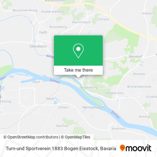 Turn-und Sportverein 1883 Bogen Eisstock map