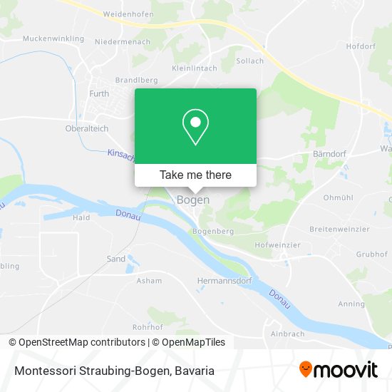 Montessori Straubing-Bogen map