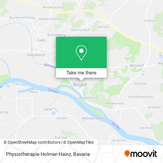 Physiotherapie Holmer-Hainz map