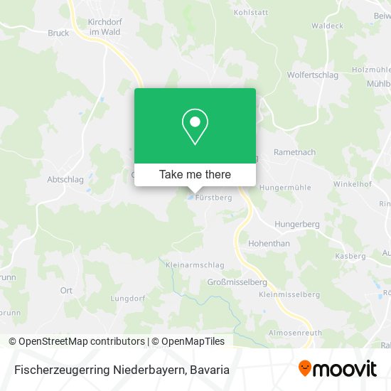 Fischerzeugerring Niederbayern map