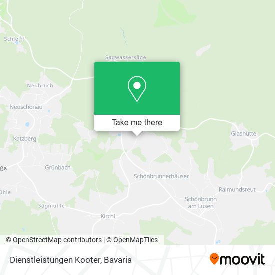 Dienstleistungen Kooter map