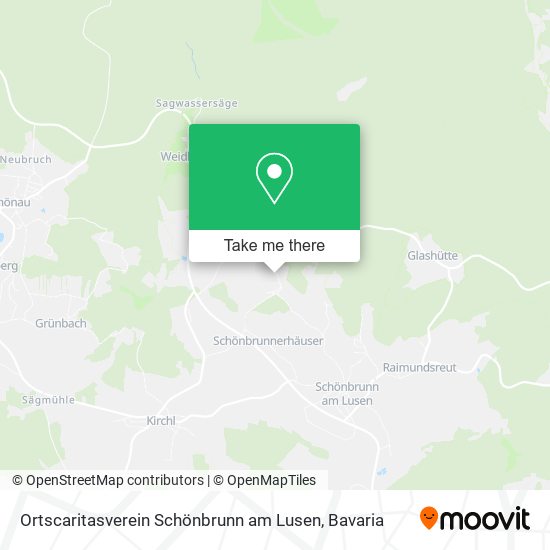 Ortscaritasverein Schönbrunn am Lusen map