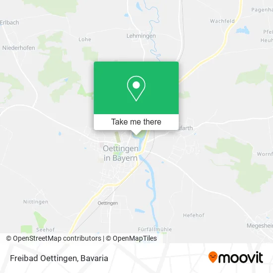 Карта Freibad Oettingen