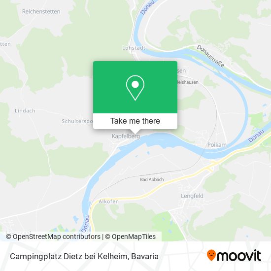 Карта Campingplatz Dietz bei Kelheim