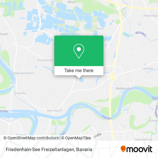 Friedenhain-See Freizeitanlagen map