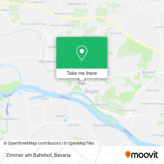 Карта Zimmer am Bahnhof