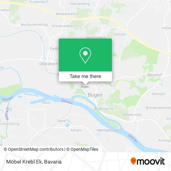 Карта Möbel Krebl Ek