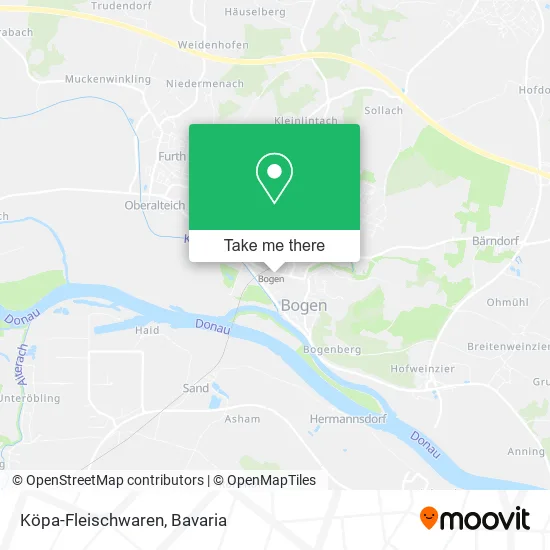 Карта Köpa-Fleischwaren