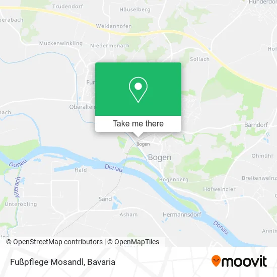 Карта Fußpflege Mosandl