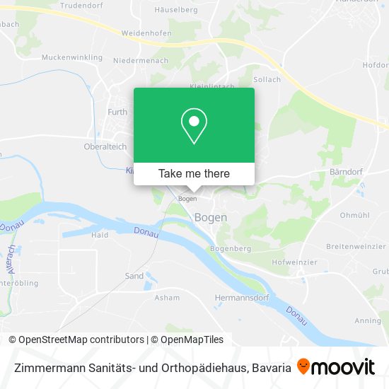 Zimmermann Sanitäts- und Orthopädiehaus map