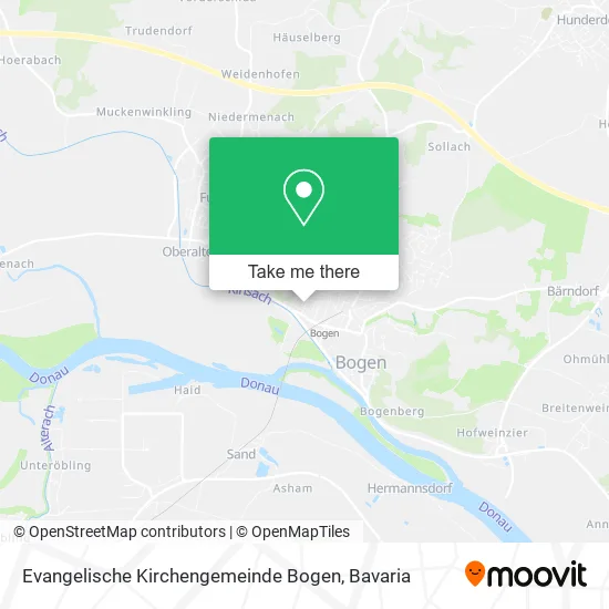 Evangelische Kirchengemeinde Bogen map