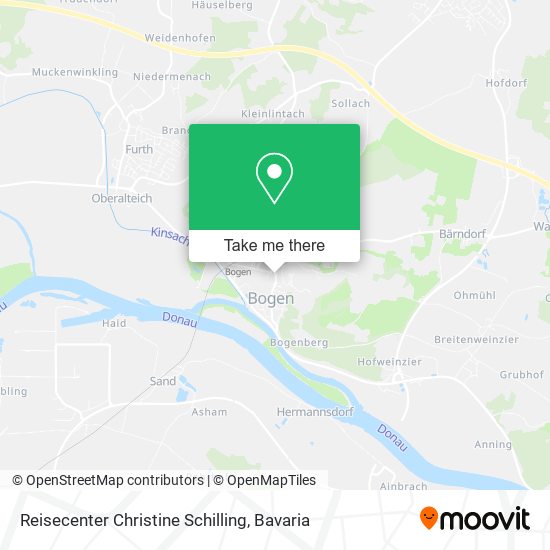 Reisecenter Christine Schilling map
