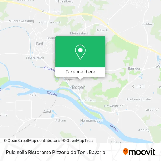 Карта Pulcinella Ristorante Pizzeria da Toni