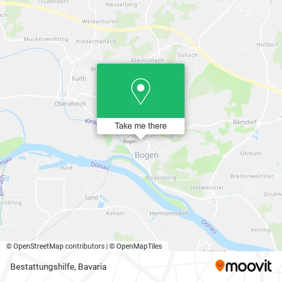 Карта Bestattungshilfe