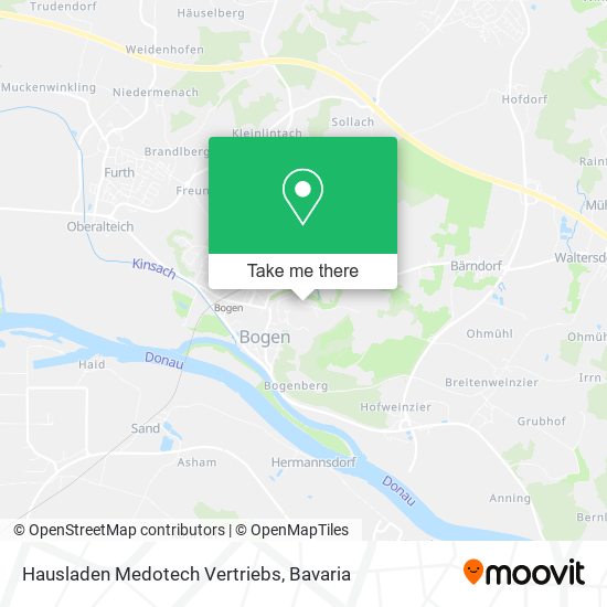 Hausladen Medotech Vertriebs map