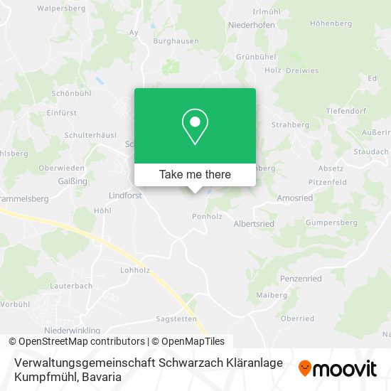 Verwaltungsgemeinschaft Schwarzach Kläranlage Kumpfmühl map